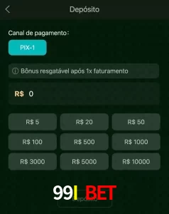 deposits 99I BET